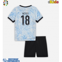 Portugal Ruben Neves #18 Replica Away Minikit Euro 2024 Short Sleeve (+ pants)